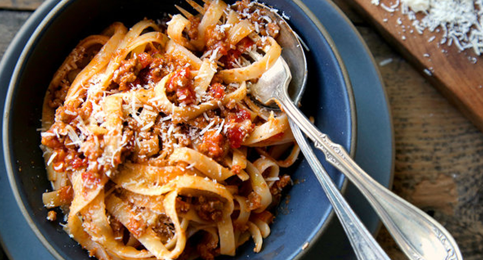 Bolognese Sauce with Noodles