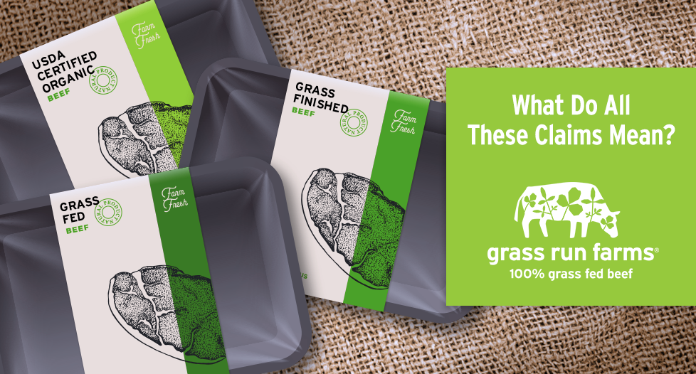 grass fed vs grass finished beef label