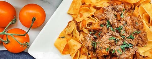 Pappardelle Grass Fed Beef Ragu in the Instant Pot recipe preview