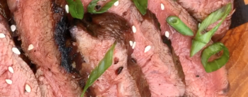 Grass Fed Flat Iron Steaks with Asian-Style Marinade