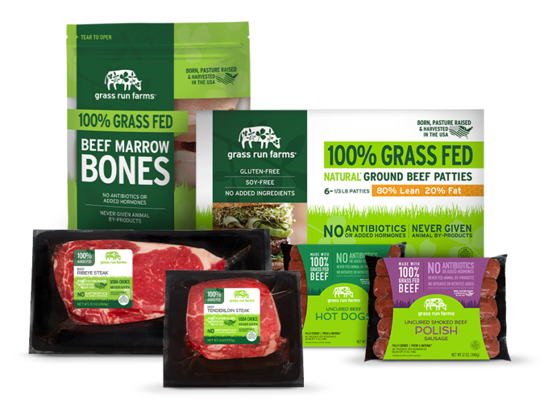 100% Grass Fed Beef For Retail | Grass Run Farms