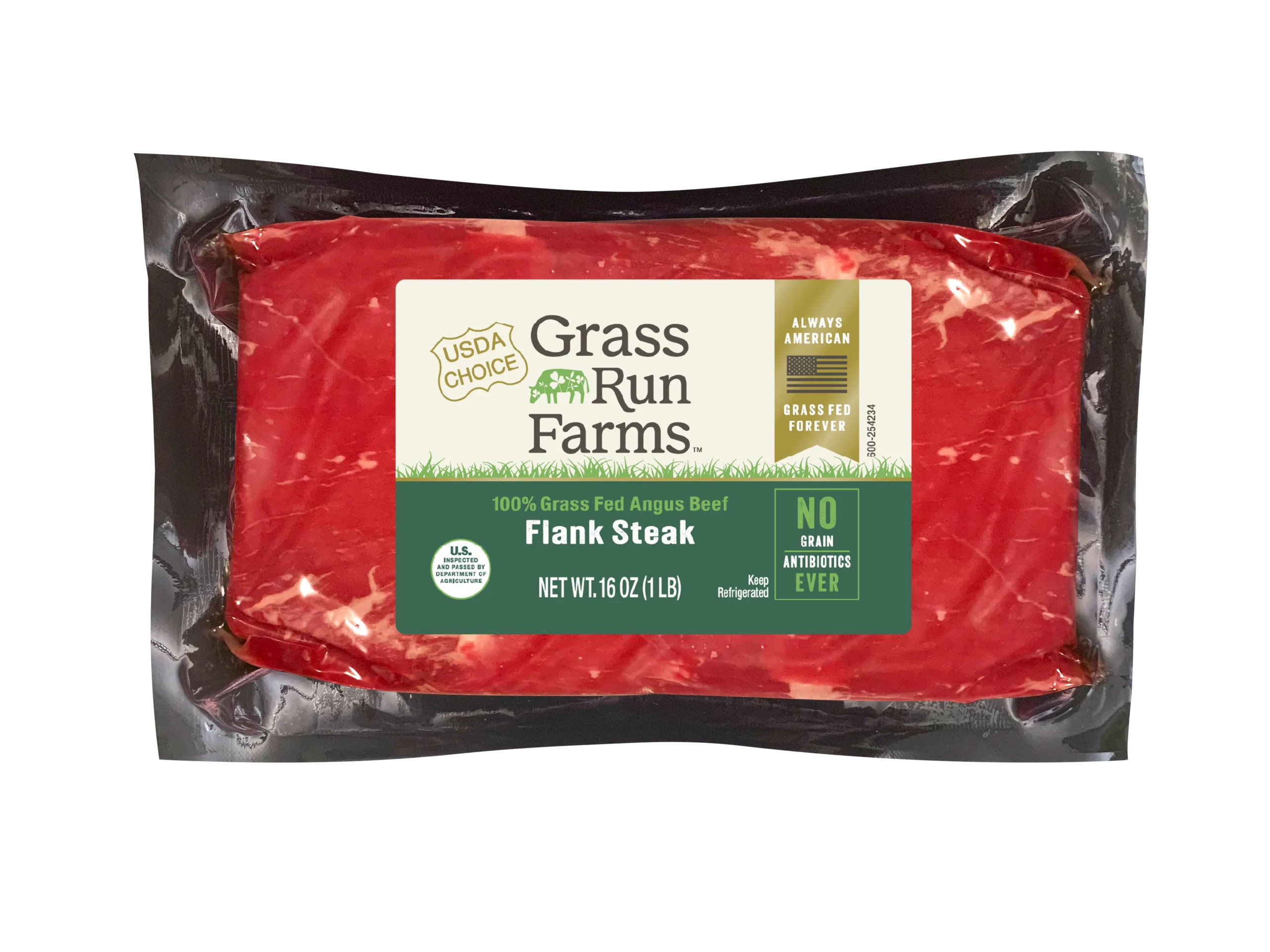 100% Grass Fed Angus Beef Flank Steak