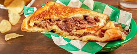 Philly Cheesesteak Grilled Cheese Sandwich recipe preview