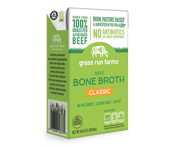 100 Grass Fed Beef Bone Broth Grass Run Farms