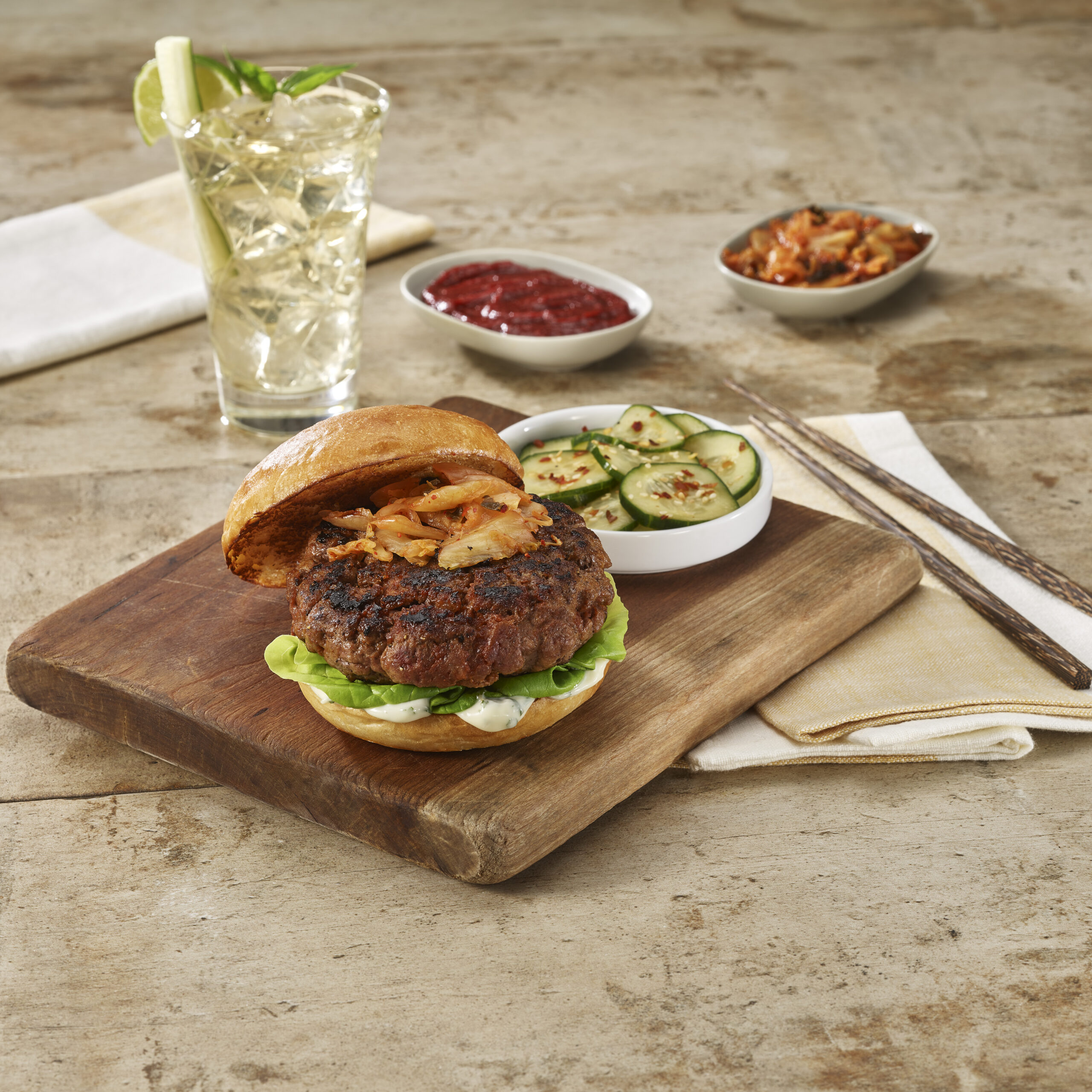 GRASS RUN FARMS KOREAN STYLE BURGER